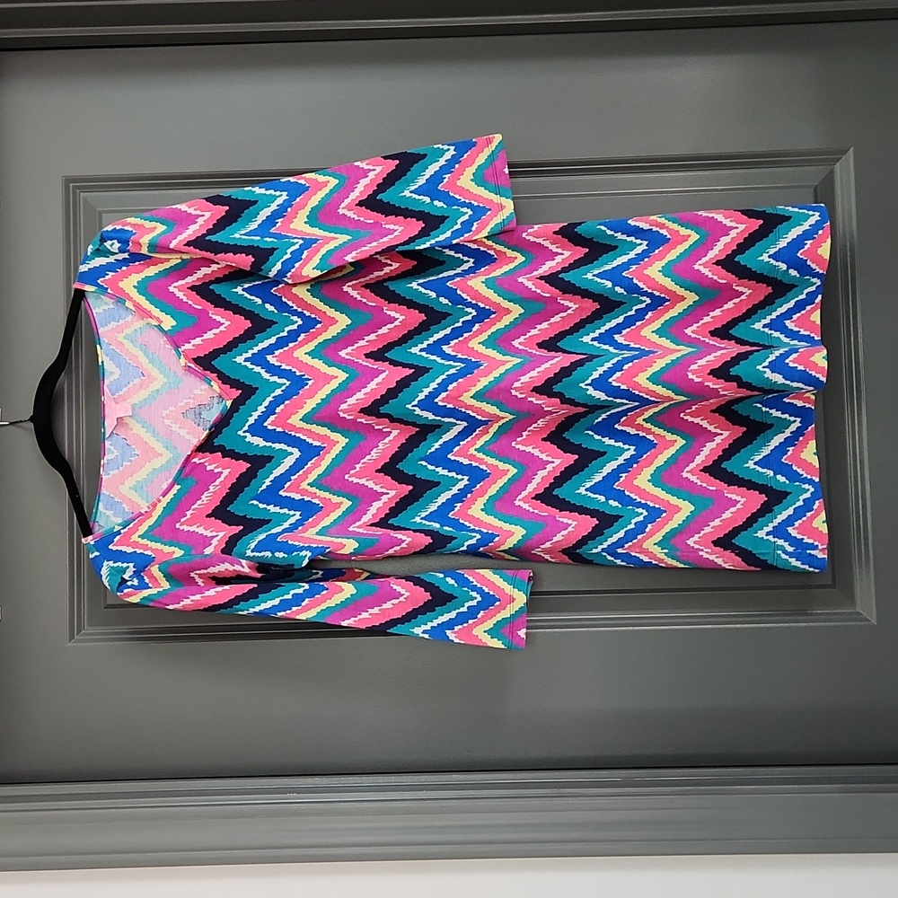 Lilly Pulitzer Gretchen Dress. Size Small. Hearts A Flutter print.